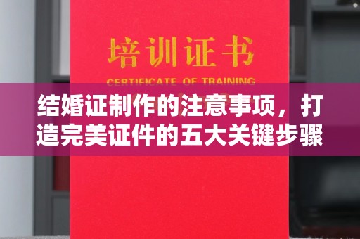 渭南结婚证制作的注意事项，打造完美证件的五大关键步骤